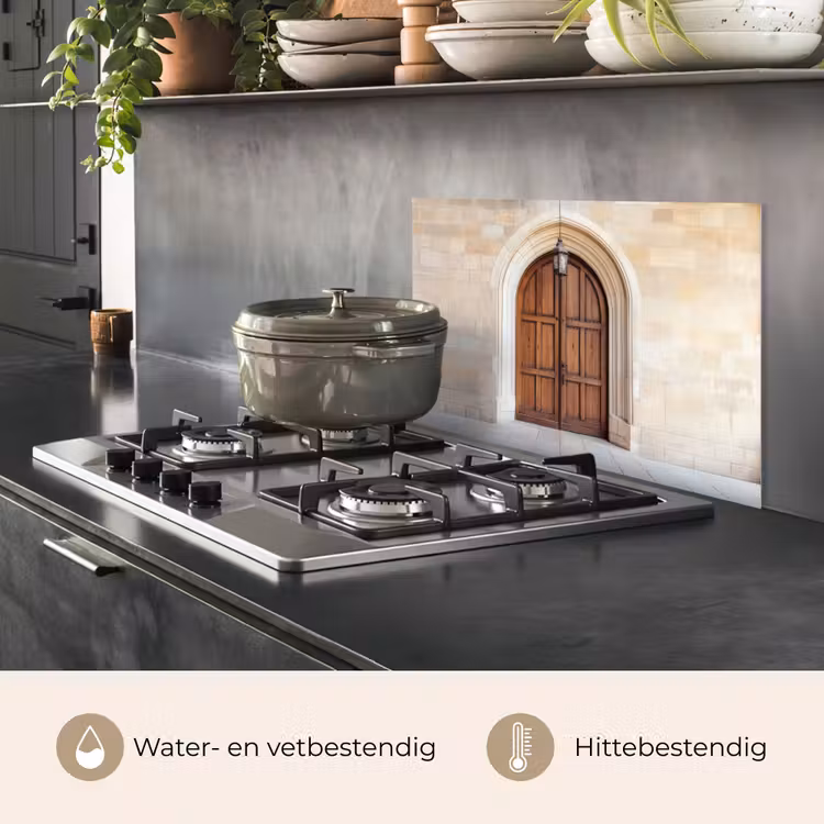 Spatscherm keuken - Houten - Deur - Lantaarn — 6