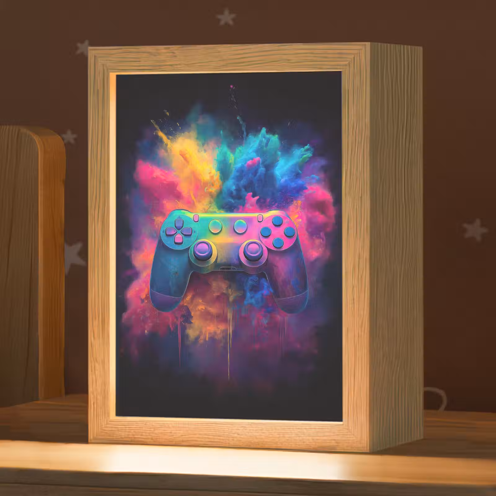 Nachtlampje - Controller - Neon - Explosie - Kleurrijk — 1