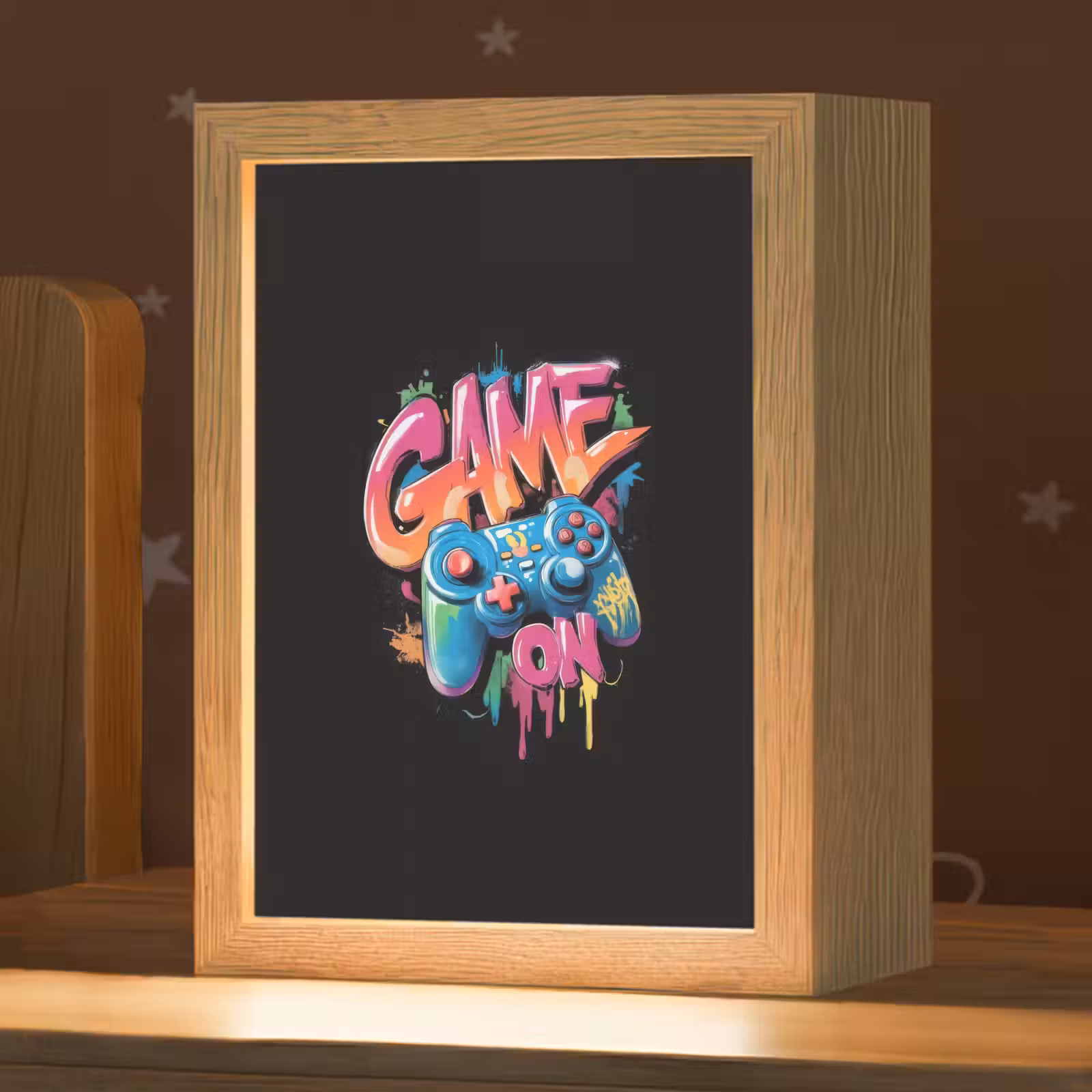 Nachtlampje - Illustratie - Graffiti - Kleurrijk - Controller — 1