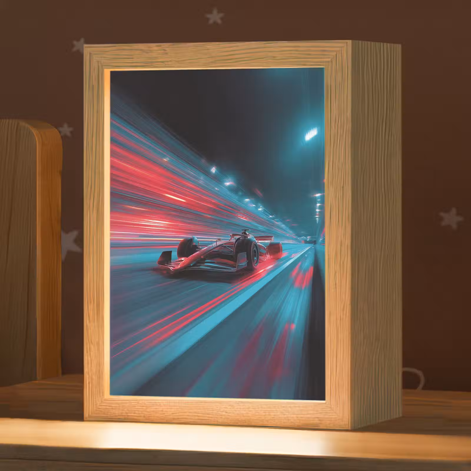 Nachtlampje - Raceauto - Rood - Snelheid — 1