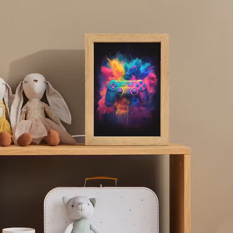 Nachtlampje - Controller - Neon - Explosie - Kleurrijk — 3
