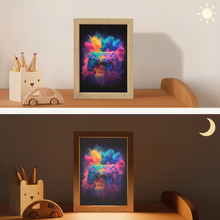 Nachtlampje - Controller - Neon - Explosie - Kleurrijk — 5