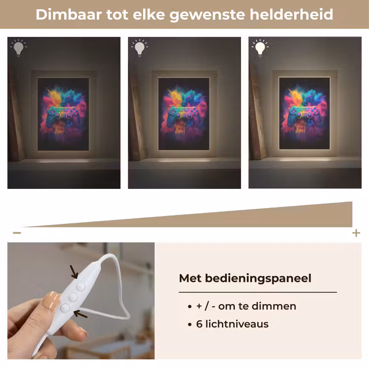 Nachtlampje - Controller - Neon - Explosie - Kleurrijk — 6