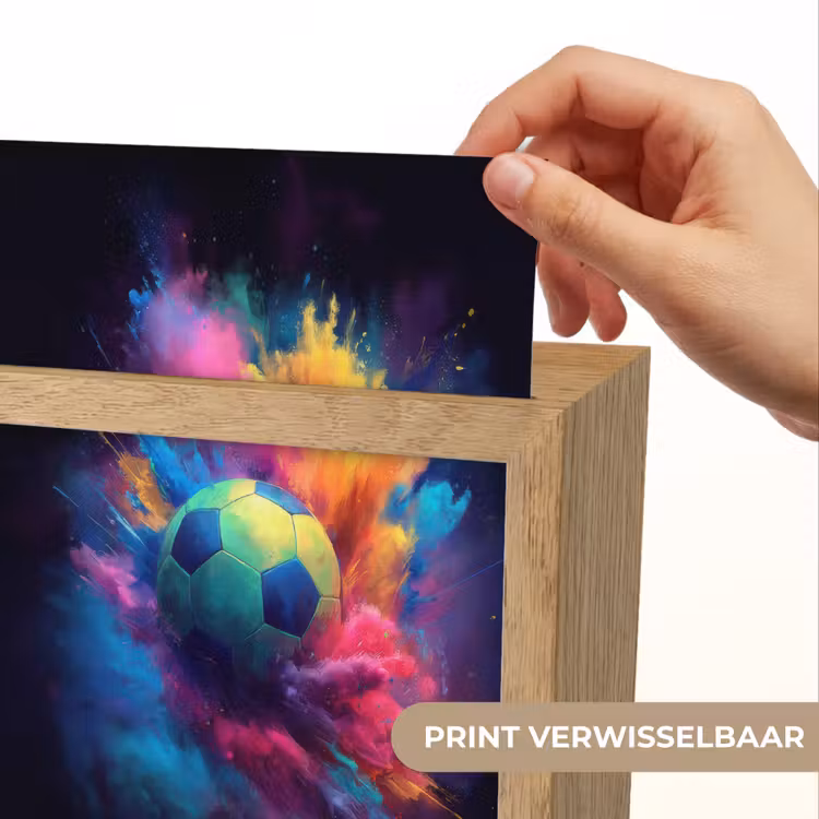 Nachtlampje - Explosie - Kleurrijk - Voetbal - Abstract — 4