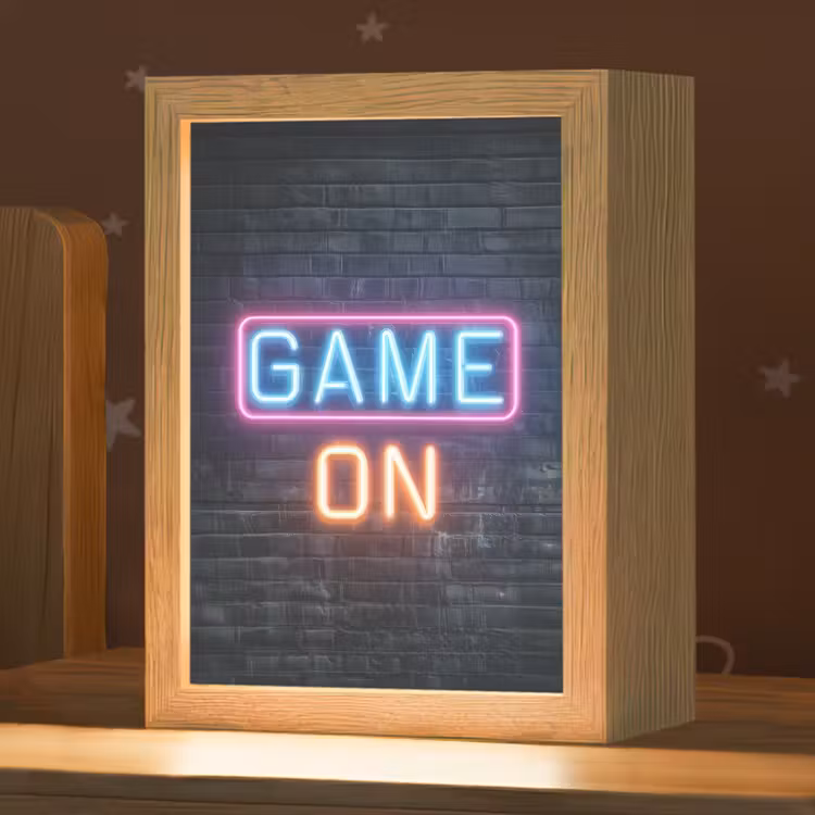Nachtlampje - Game on - Neon - Muur — 1
