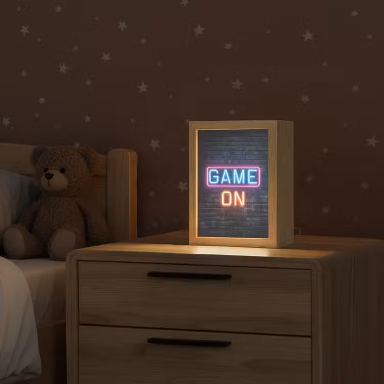 Nachtlampje - Game on - Neon - Muur — 2