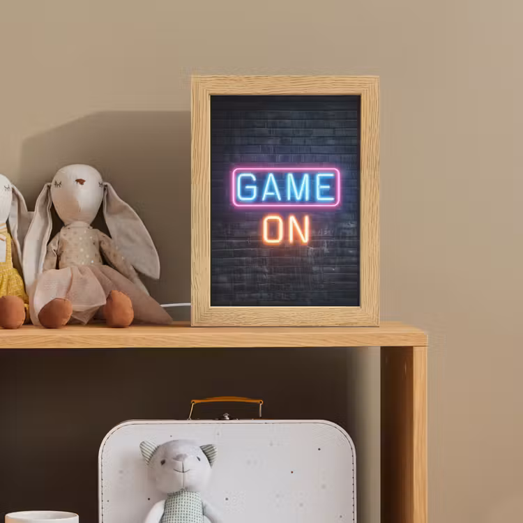 Nachtlampje - Game on - Neon - Muur — 3