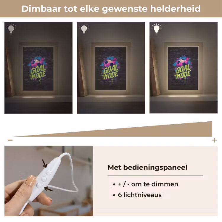Nachtlampje - Goal - Mode - Neon - Voetbal — 6