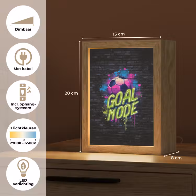 Nachtlampje - Goal - Mode - Neon - Voetbal — 8