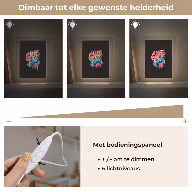 Nachtlampje - Illustratie - Graffiti - Kleurrijk - Controller — 6