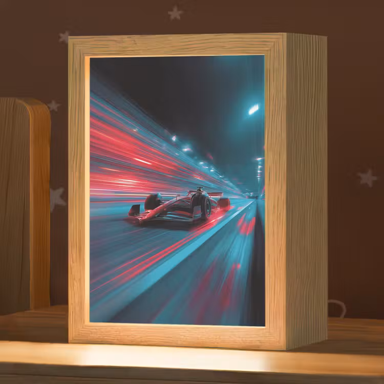 Nachtlampje - Raceauto - Rood - Snelheid — 1