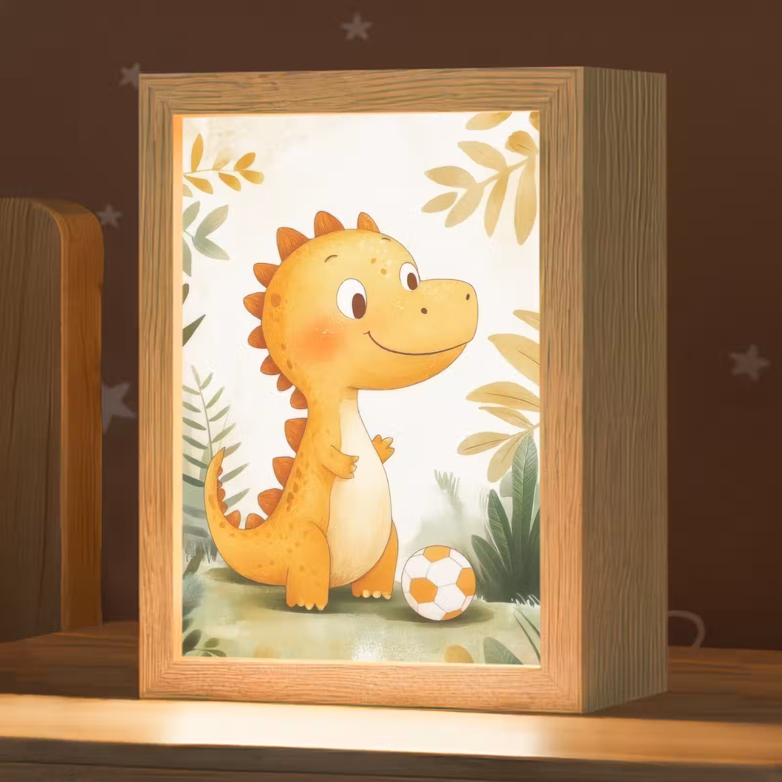 Nachtlampje - Dino - Voetbal - Oranje — 1