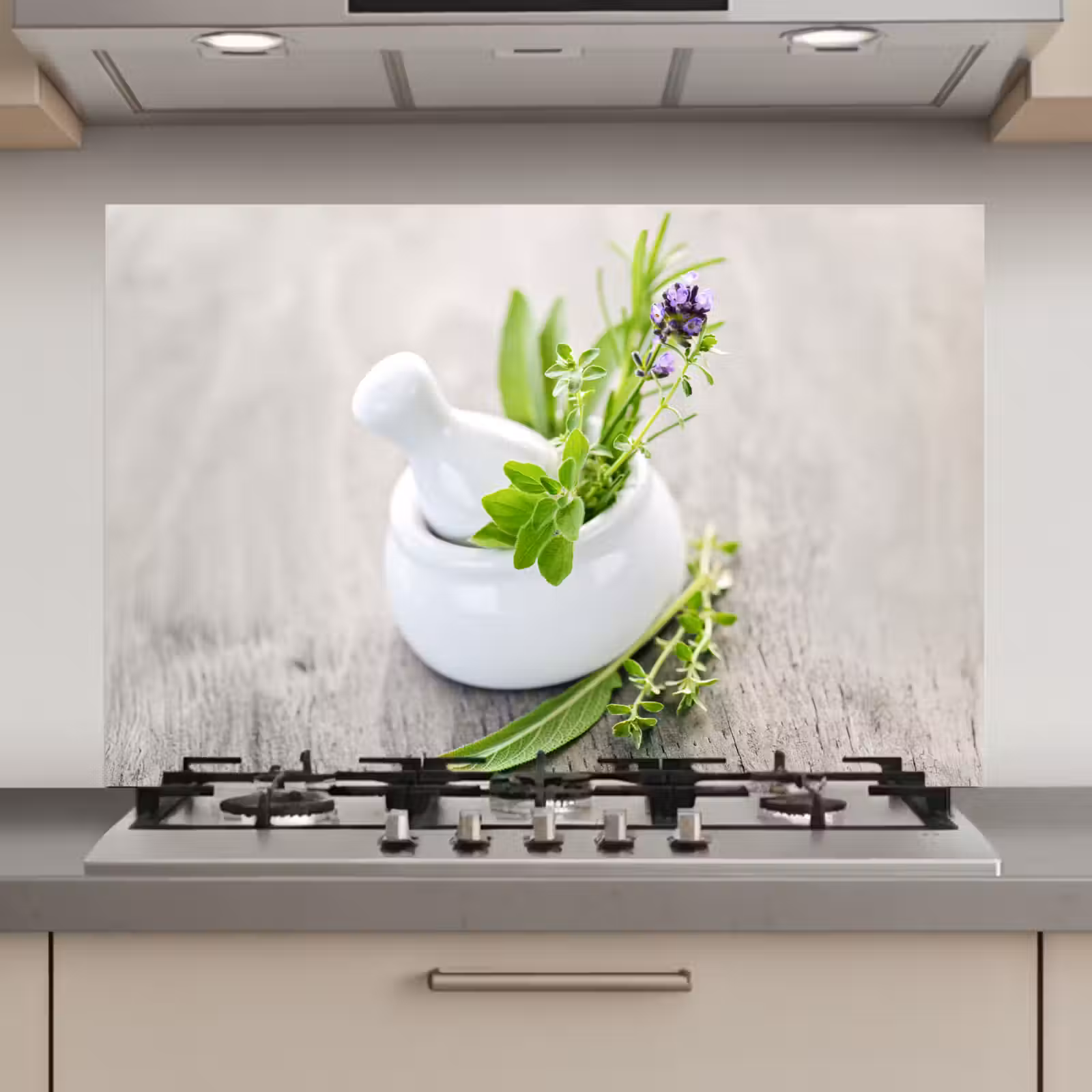Spatscherm keuken - Kruiden in Vrede — 1