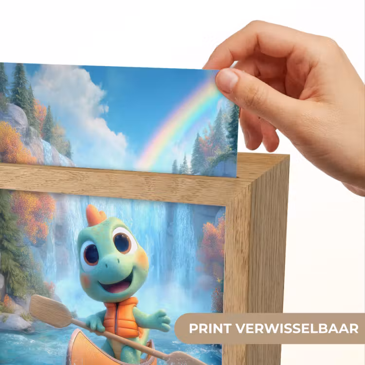 Nachtlampje - Dino - Natuur - Waterval — 4