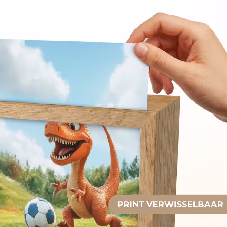 Nachtlampje - Dinosaurus - Oranje - Cartoon - Voetbal — 4