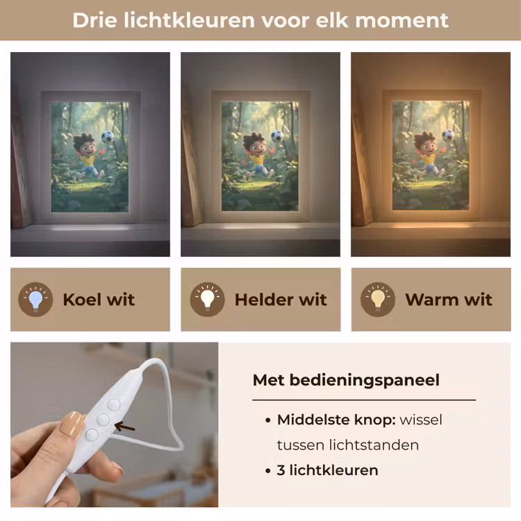 Nachtlampje - Jongen - Voetbal - Bos — 7