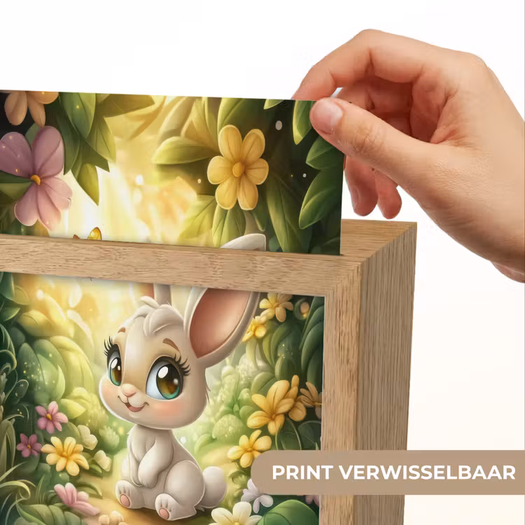 Nachtlampje - Konijn - Bos - Vlinders - Cartoon — 4
