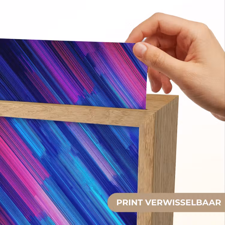 Nachtlampje - Lijnen - Abstract - Patroon - Donkerblauw — 4