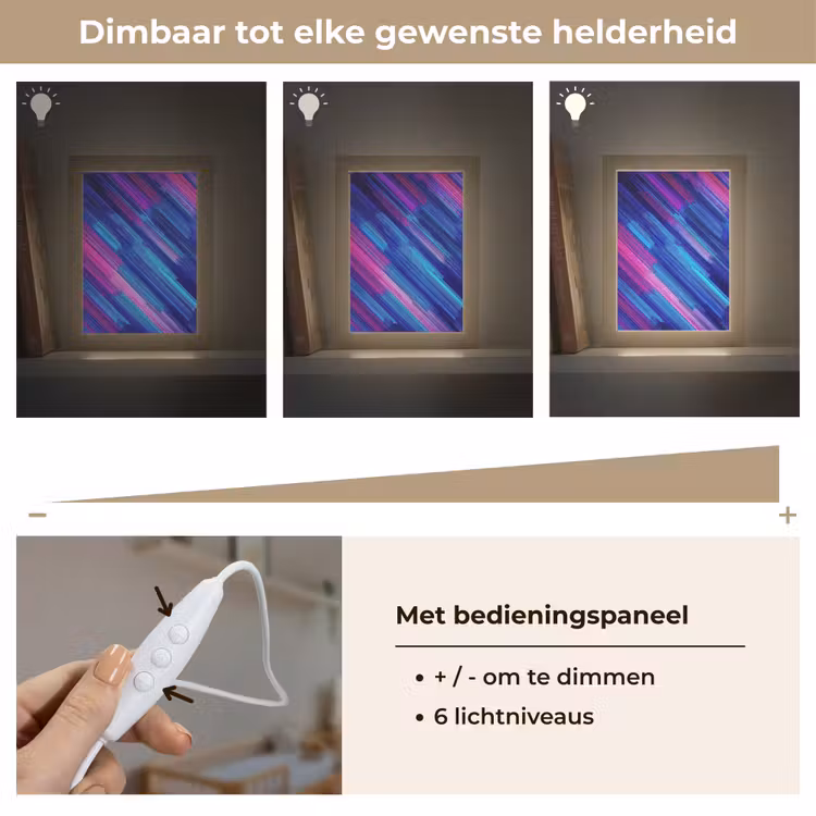 Nachtlampje - Lijnen - Abstract - Patroon - Donkerblauw — 6