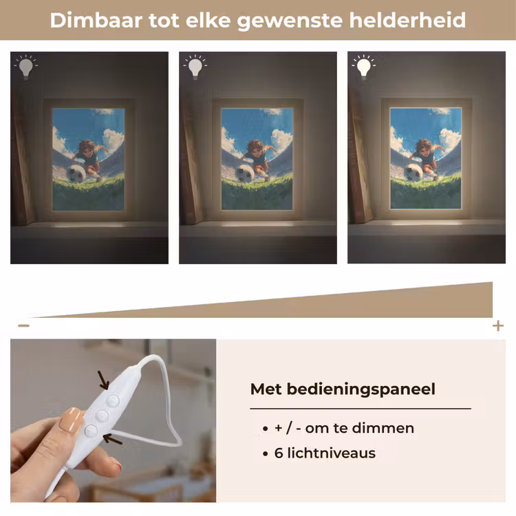 Nachtlampje - Stadion - Voetballer - Bal — 6