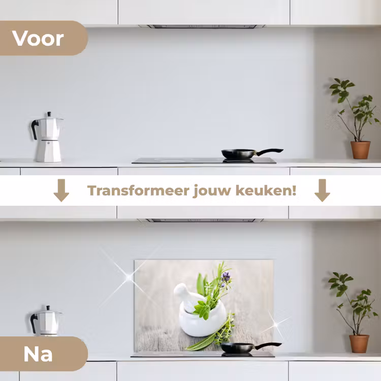 Spatscherm keuken - Kruiden in Vrede — 3