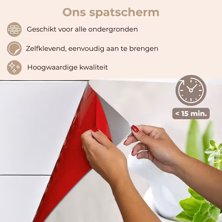 Spatscherm keuken - Kruiden in Vrede — 4