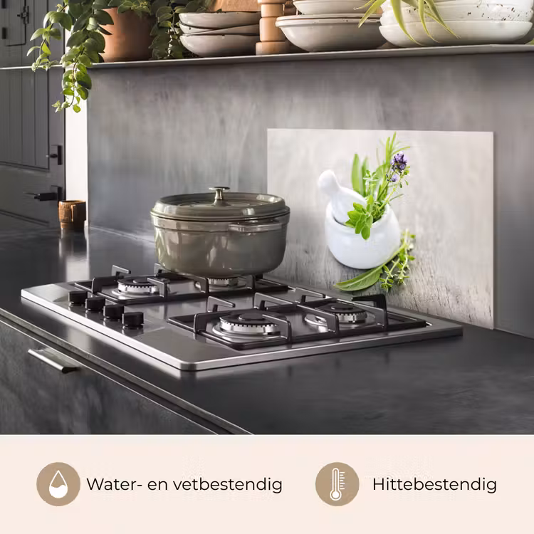 Spatscherm keuken - Kruiden in Vrede — 7