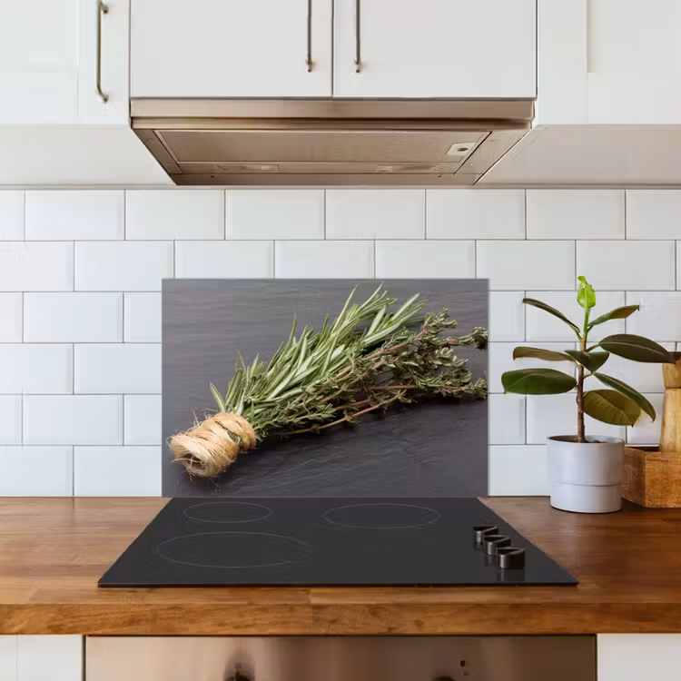 Spatscherm keuken - Kruidentuil Elegantie — 6