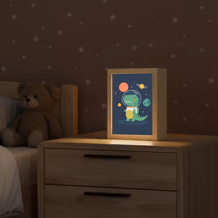 Nachtlampje - Dino - Ruimtepak - Planeten — 2