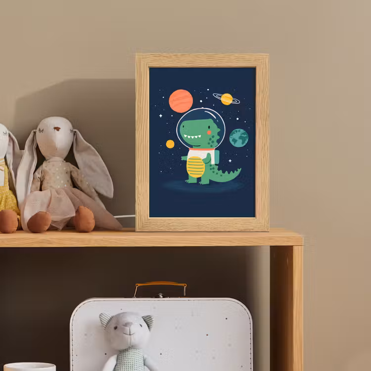 Nachtlampje - Dino - Ruimtepak - Planeten — 3
