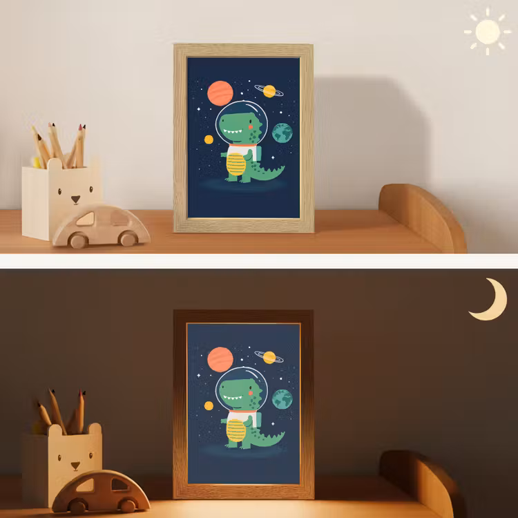 Nachtlampje - Dino - Ruimtepak - Planeten — 5