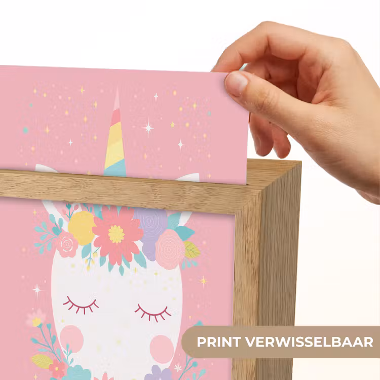 Nachtlampje - Eenhoorn - Bloemen - Roze — 4