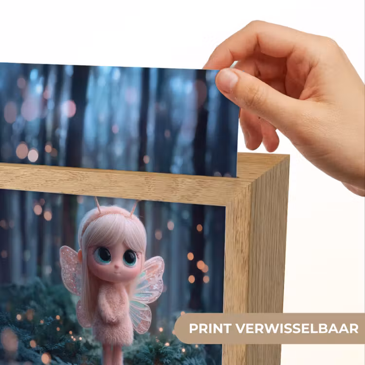 Nachtlampje - Elfje - Cartoon - Bos - Lichtjes — 4