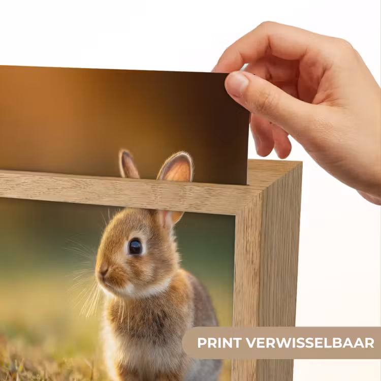 Nachtlampje - Konijntje - Bruin - Gras — 4