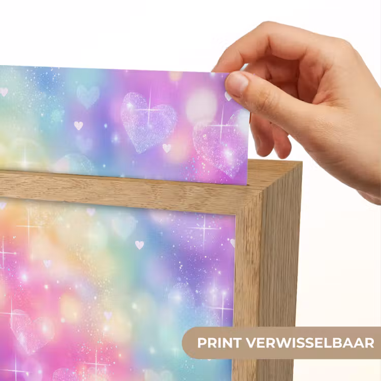 Nachtlampje - Licht - Regenboog - Hartjes — 4
