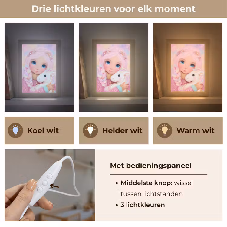 Nachtlampje - Meisje - Eenhoorn - Roze — 7
