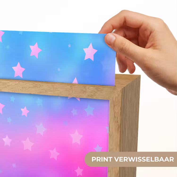 Nachtlampje - Sterren - Roze - Blauw — 4
