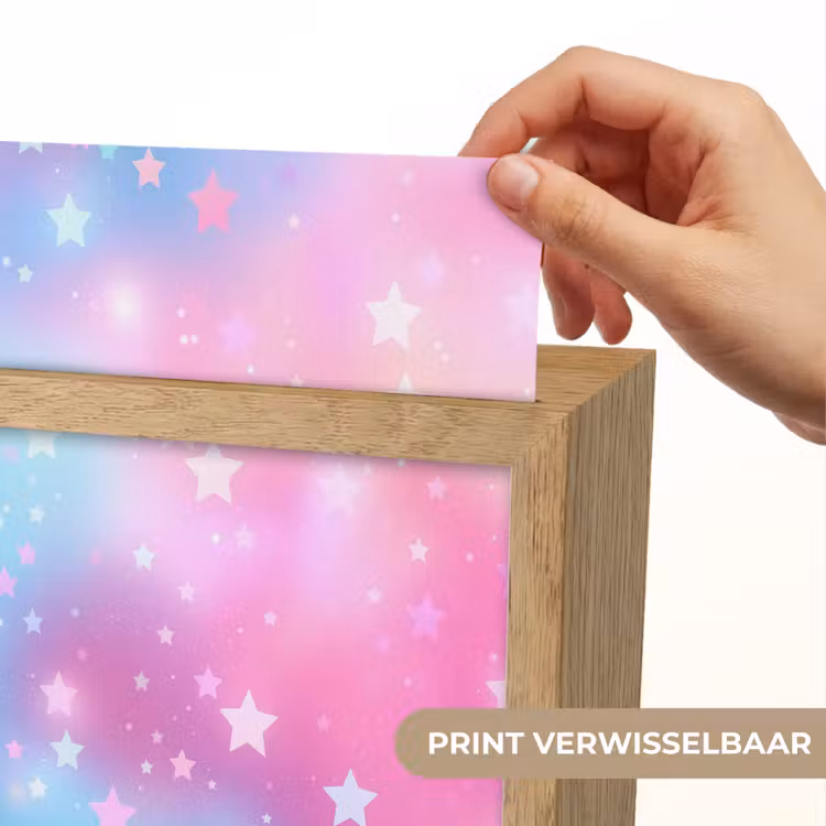 Nachtlampje - Sterren - Roze - Blauw — 4