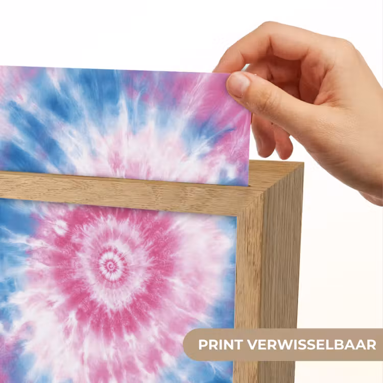 Nachtlampje - Tie-dye - Roze - Patroon — 4