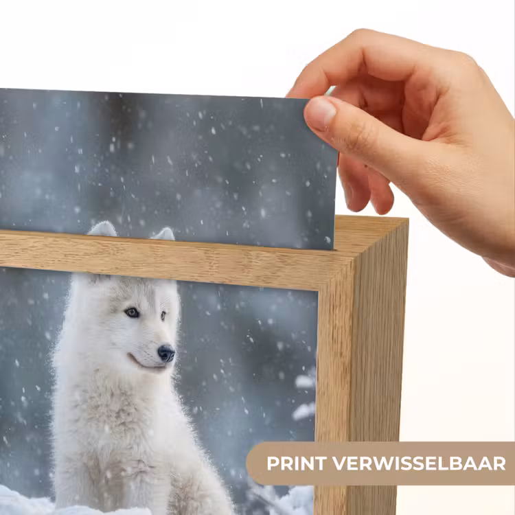Nachtlampje - Wolf - Pup - Sneeuw — 4