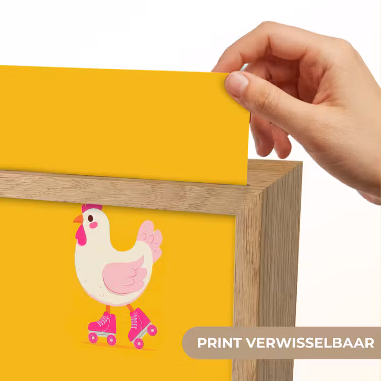 Nachtlampje - Kip - Rolschaatsen - Geel — 4