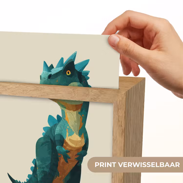 Nachtlampje - Stekels - Dino - Blauw - Gespierd — 4