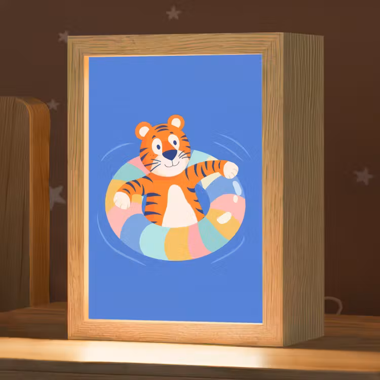 Nachtlampje - Tijger - Zwemband - Water — 1