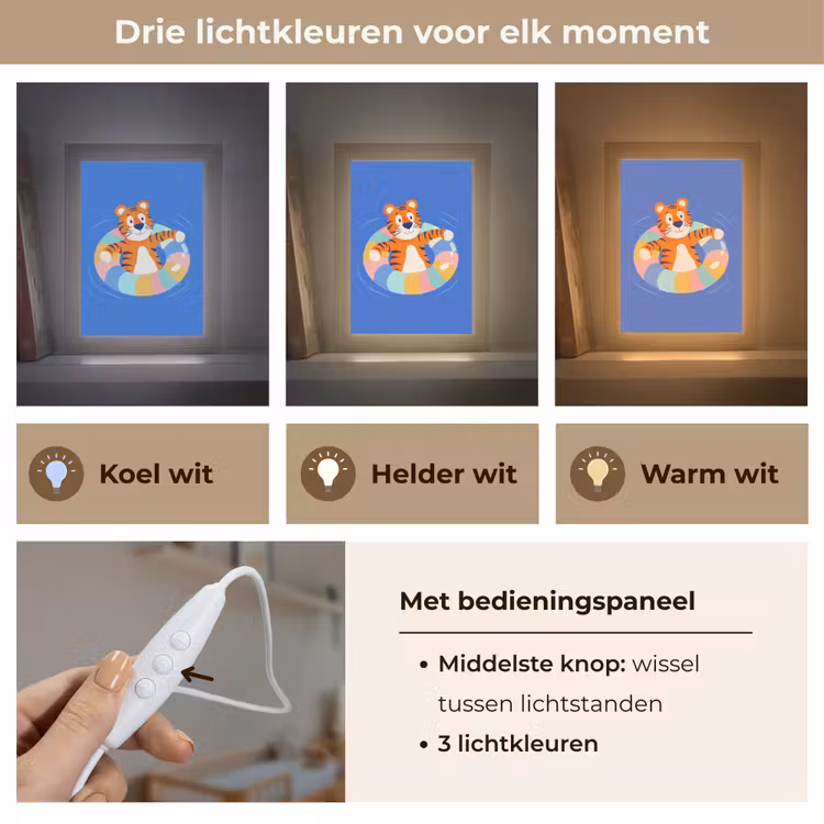 Nachtlampje - Tijger - Zwemband - Water — 7