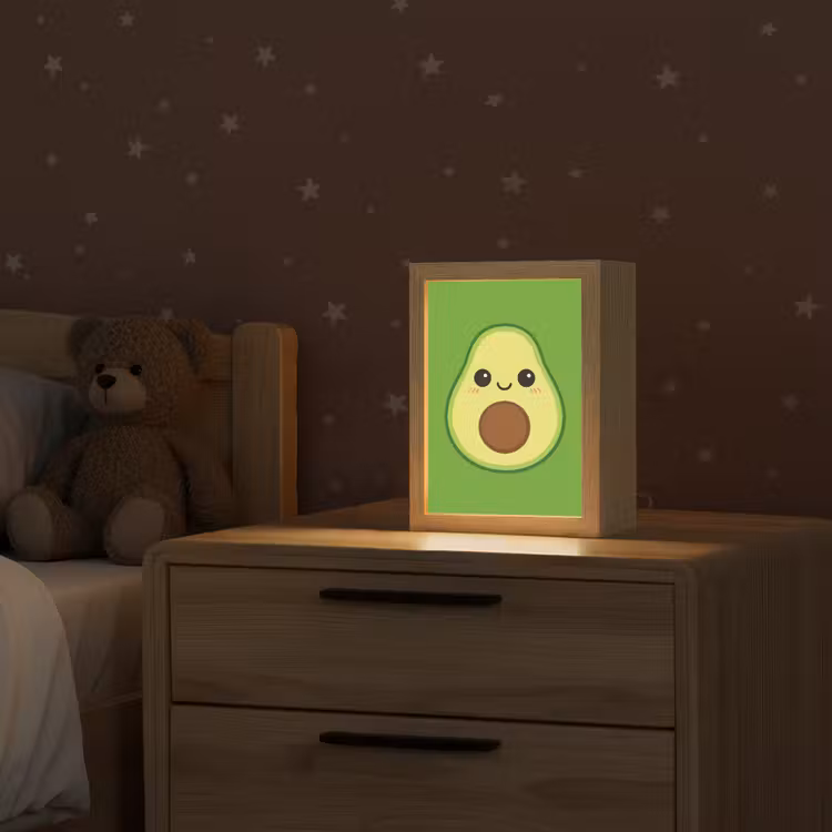 Nachtlampje - Avocado - Groen - Speels — 2