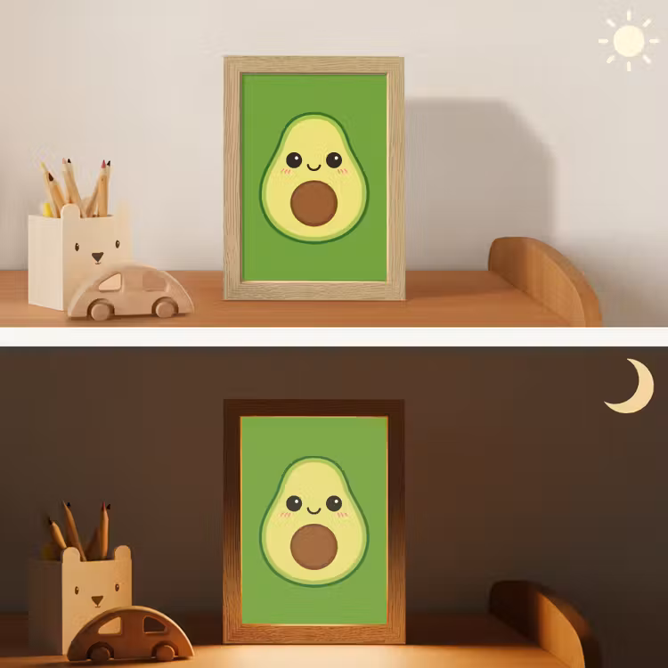 Nachtlampje - Avocado - Groen - Speels — 5