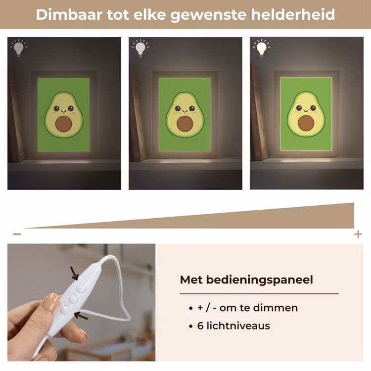 Nachtlampje - Avocado - Groen - Speels — 6