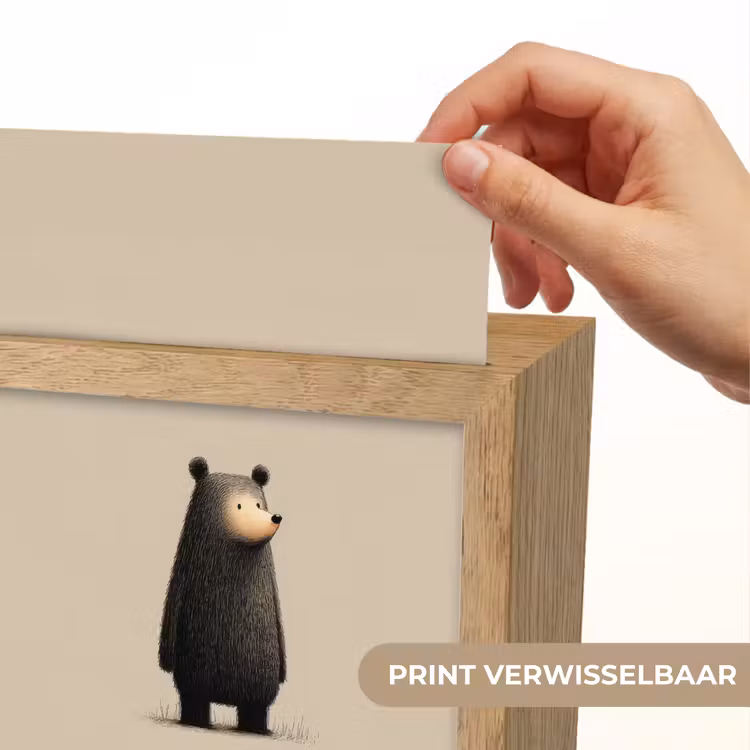 Nachtlampje - Beer - Donkerbruin - Minimalistisch — 4