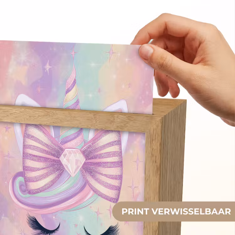 Nachtlampje - Eenhoorn - Glitters - Regenboog - Pastel — 4
