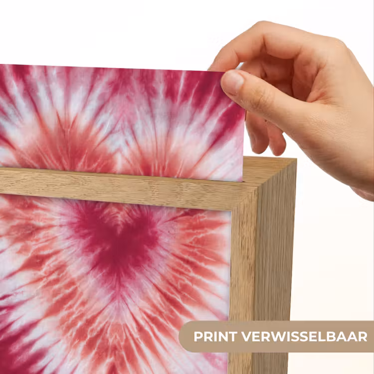 Nachtlampje - Hartvorm - Roze - Tie dye — 4
